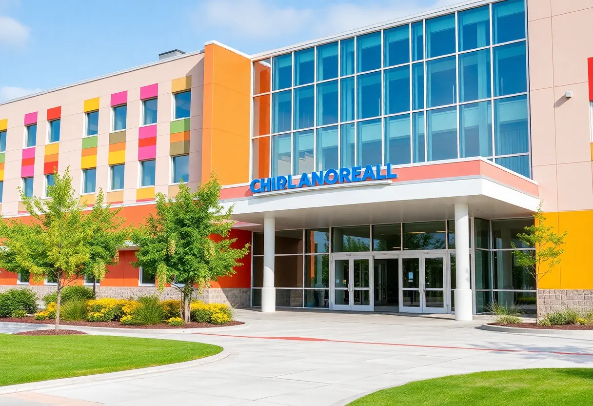 Exterior of Seattle Children's Hospital reflecting pediatric care