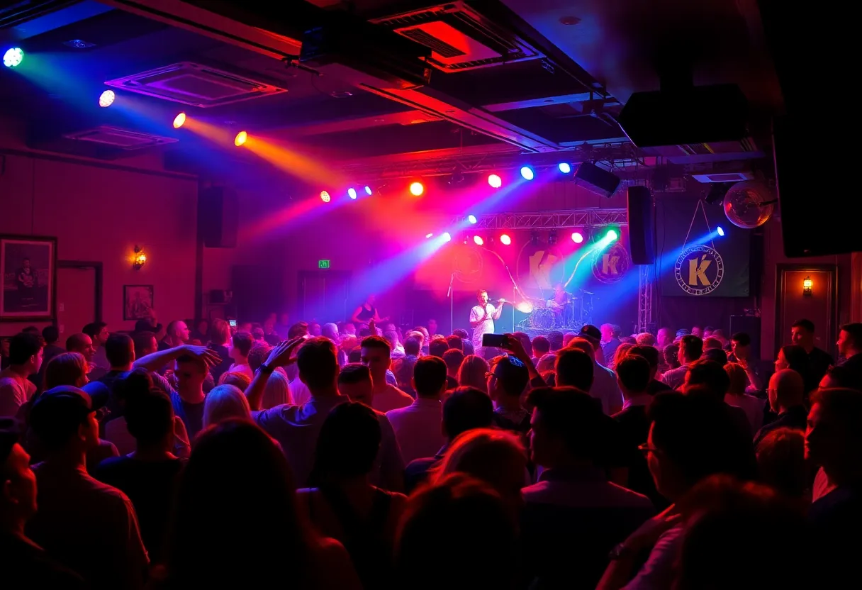 Audience enjoying live music at Brews & Barrels