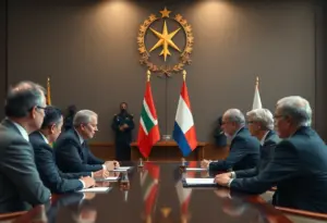 Meeting between U.S. and Ukrainian leaders discussing peace