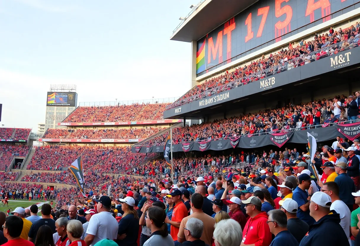Crowd at the Army-Navy Game in Baltimore