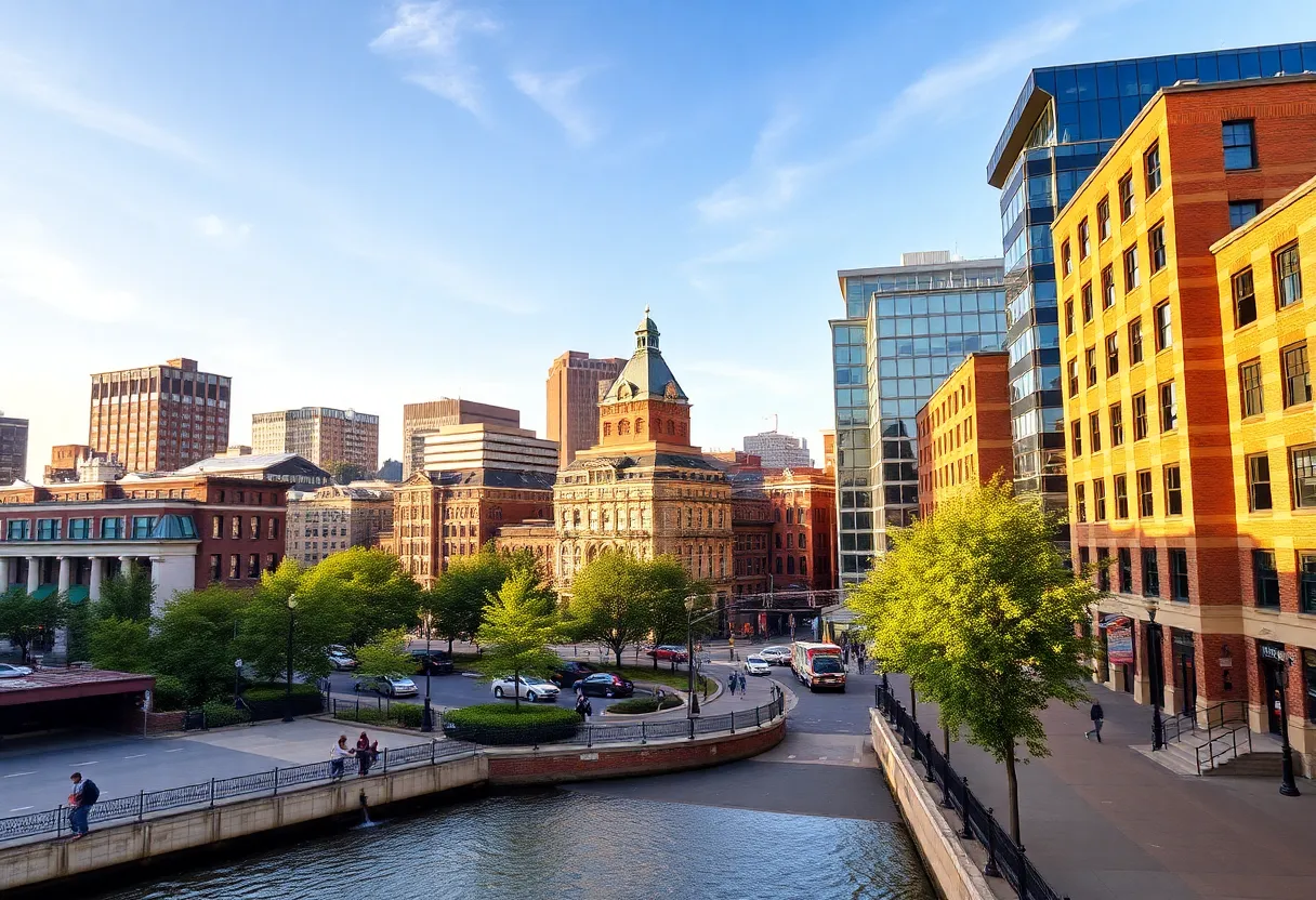 Cityscape of Baltimore highlighting its culture and diversity