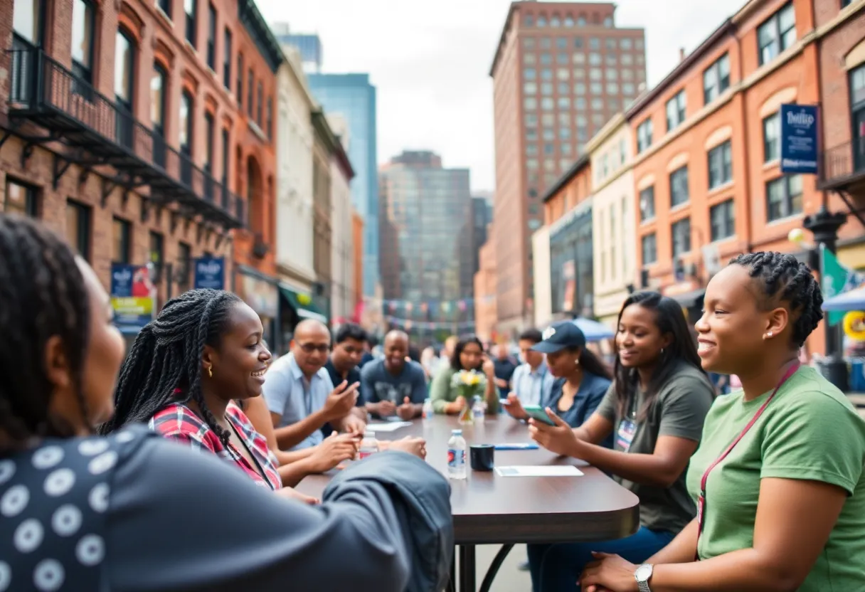 Community engagement in Baltimore focusing on economic growth