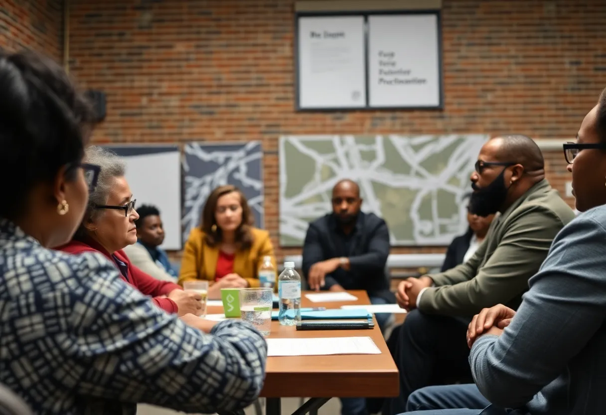 Community members gather to discuss crime prevention in Baltimore