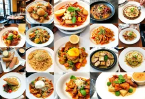 A selection of dishes from participating restaurants during Baltimore Restaurant Week.