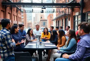 Entrepreneurs participating in the Baltipreneurs Accelerator program at Loyola University Maryland