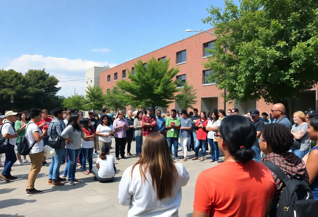Community participants reflecting on Dr. King's legacy.