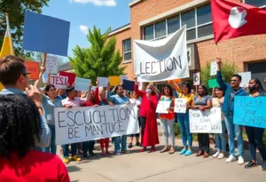 Community rally supporting Baltimore Collegiate School for Boys