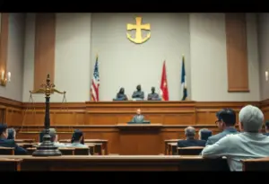 Symbolic representation of justice and family reunification in immigration law.