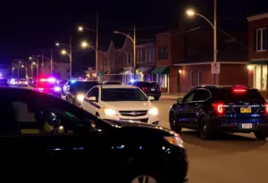 Police at the scene of vehicle break-ins in Ellicott City