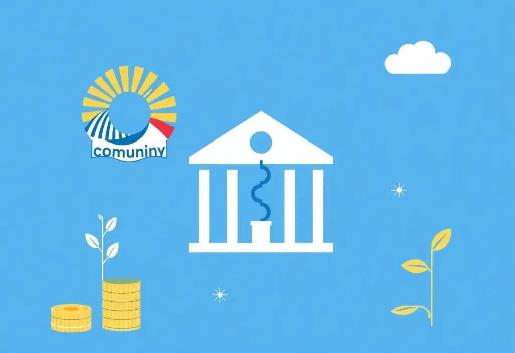 Illustration of Hanscom Federal Credit Union expanding into Maryland.