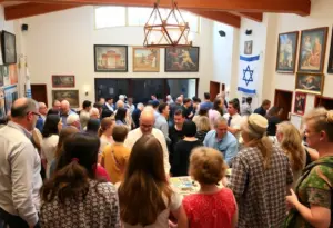 People participating in Jewish cultural events in Baltimore