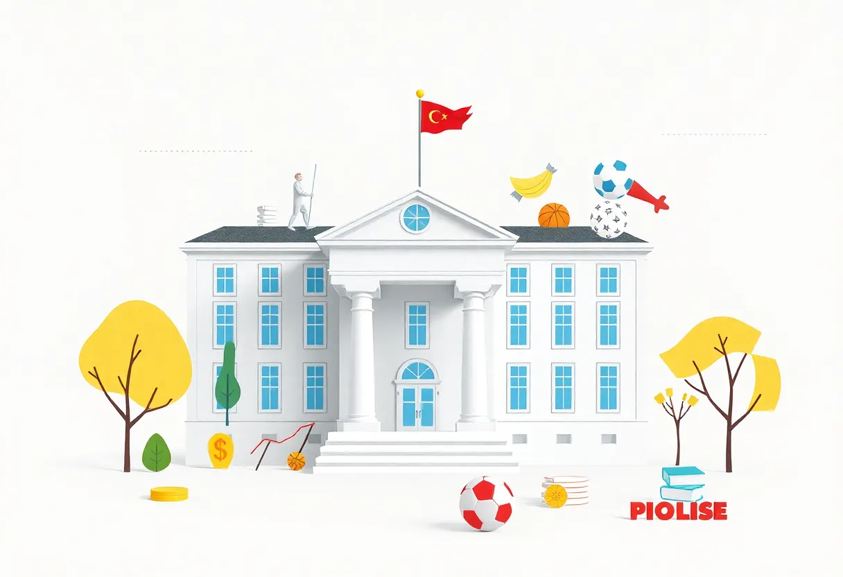 Visual representation of Maryland's allocation of sports gambling tax for education and community programs