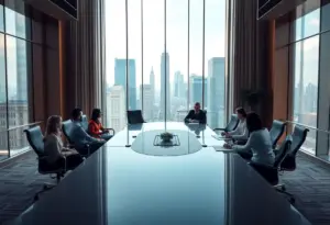 Corporate boardroom of McCormick & Company showcasing a modern and innovative workspace.