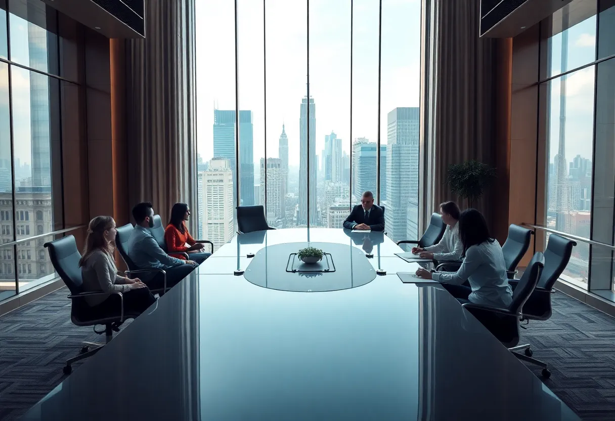 Corporate boardroom of McCormick & Company showcasing a modern and innovative workspace.