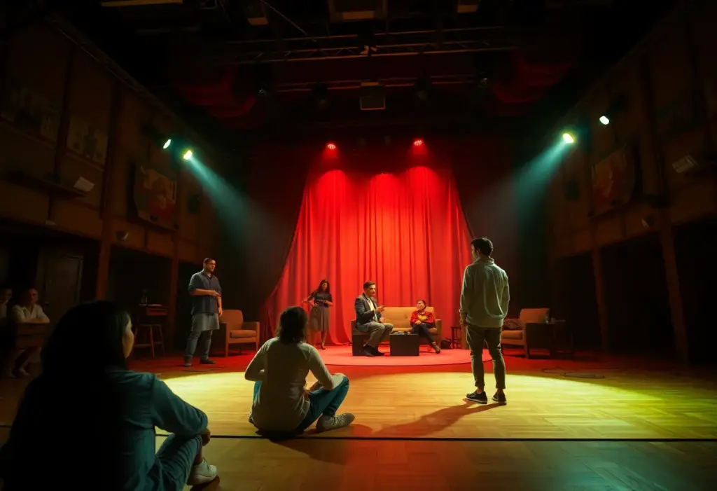 Scene from Other Desert Cities play at the Colonial Players theater