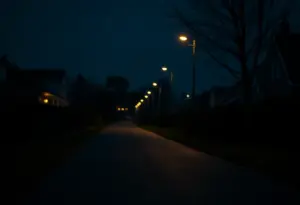 Walking path in Rockville where the robbery attempt occurred