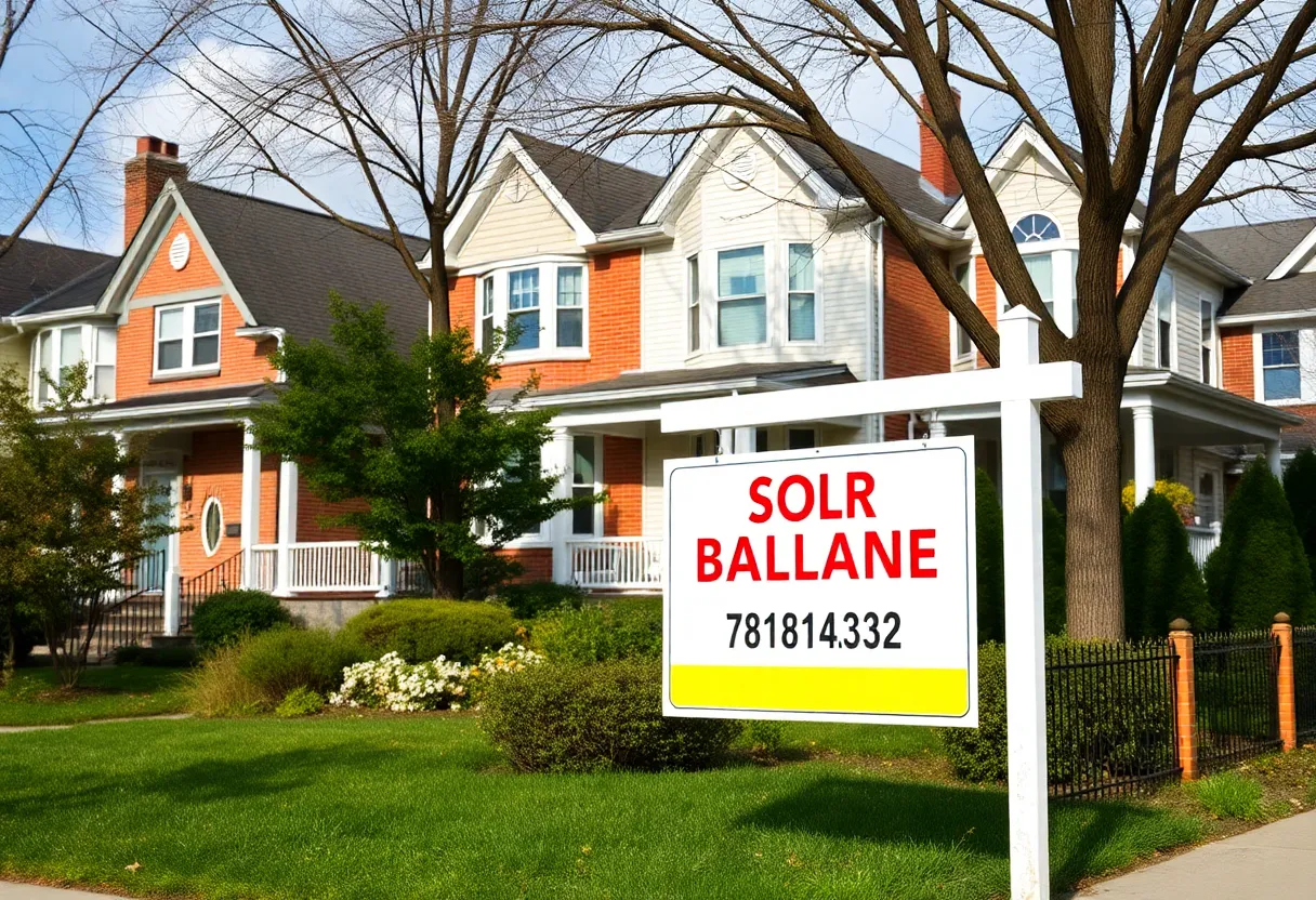 A vibrant Baltimore neighborhood showcasing diverse real estate options.