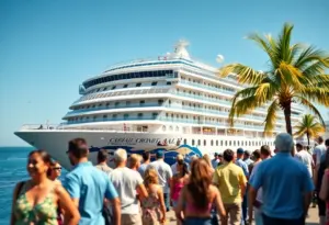 Carnival Miracle docked at Baltimore Port
