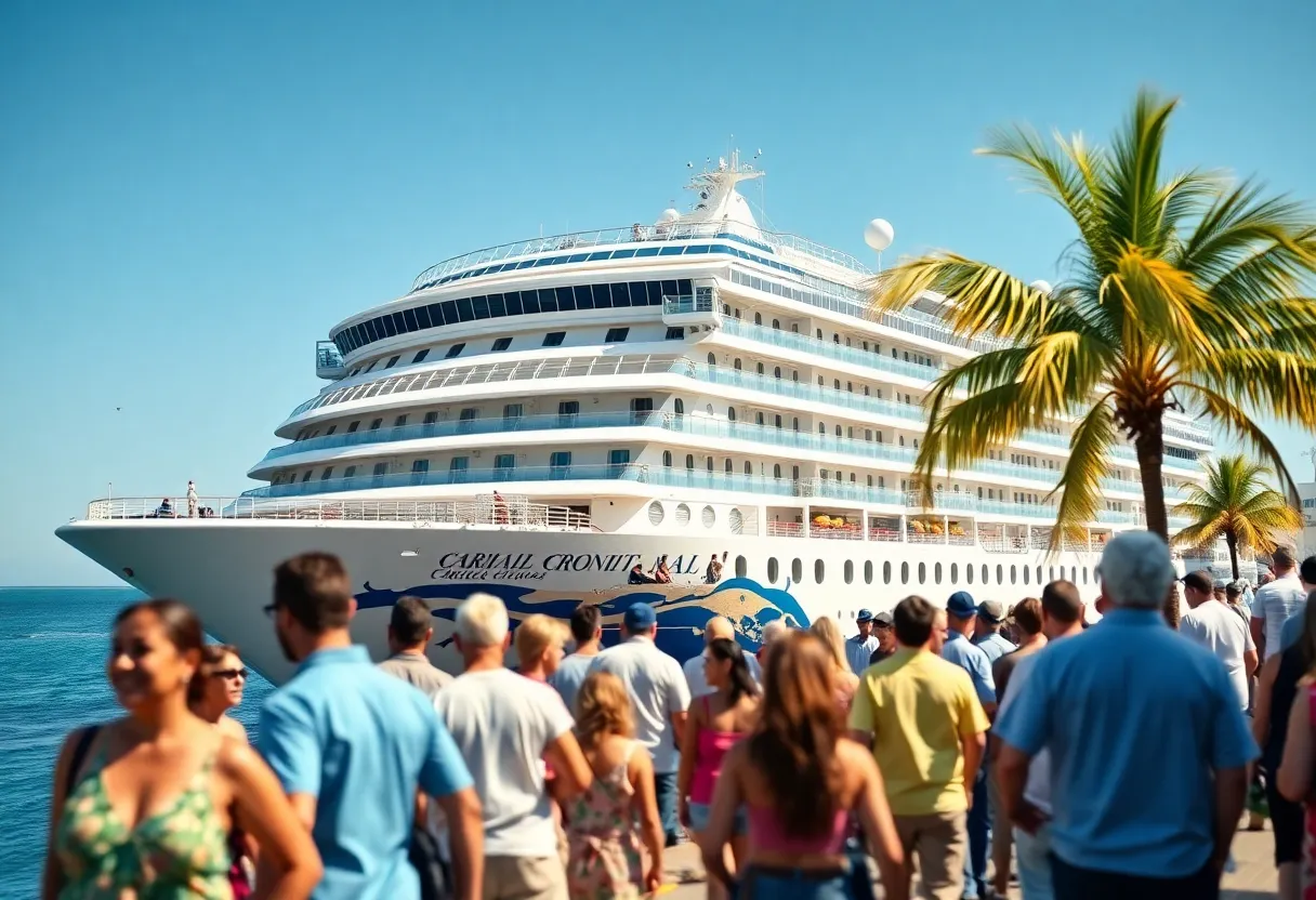 Carnival Miracle docked at Baltimore Port