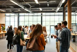 Students participating in entrepreneurial activities at Coppin State University.