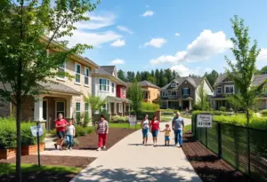 Residential homes in Forest Hill Maryland with families in the vicinity