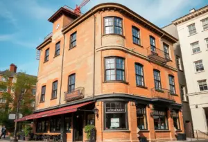 A new restaurant in the historic Alex. Brown & Sons building in Baltimore