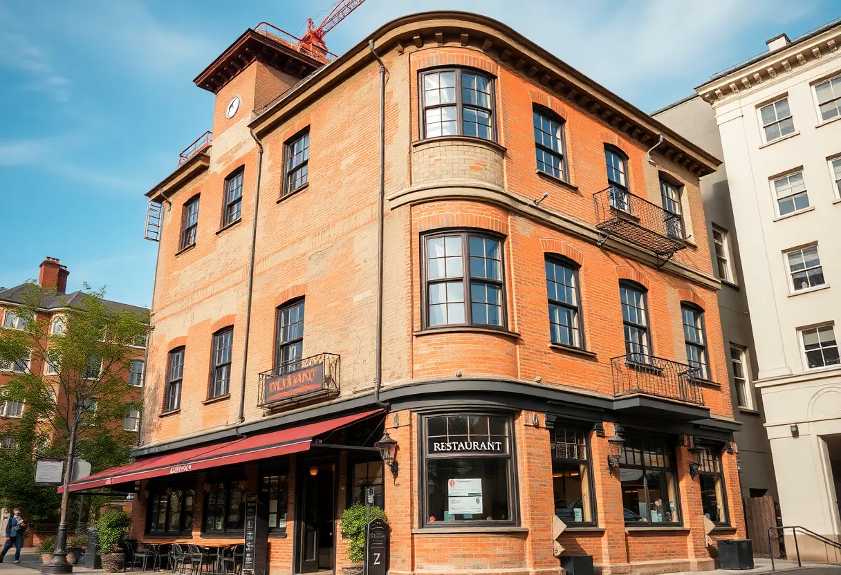 A new restaurant in the historic Alex. Brown & Sons building in Baltimore