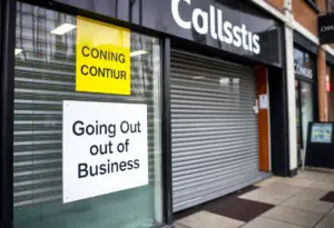 Saks OFF 5TH store closure sign