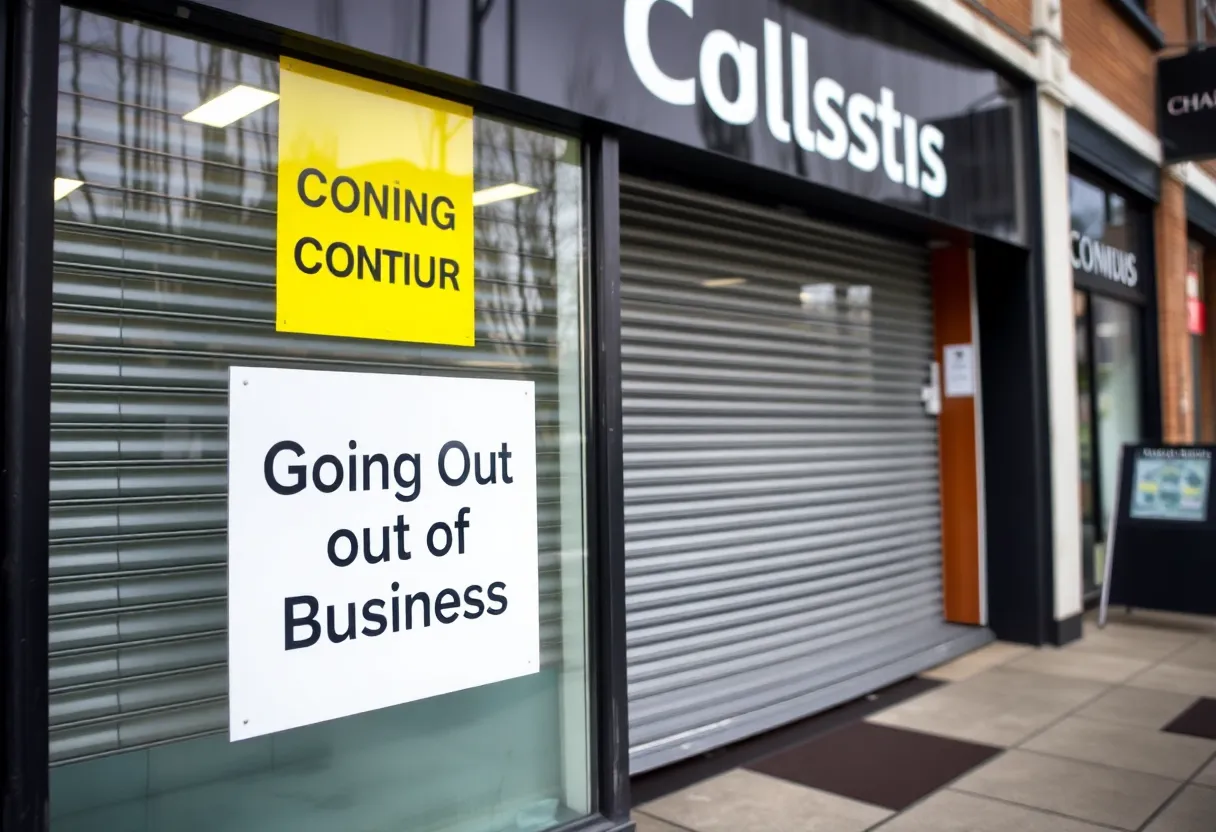 Saks OFF 5TH store closure sign