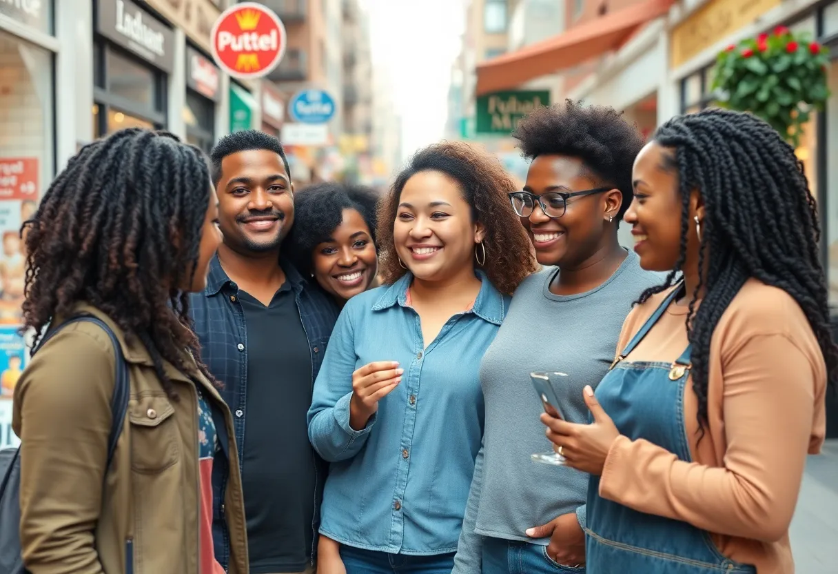 Diverse small business owners collaborating in Baltimore