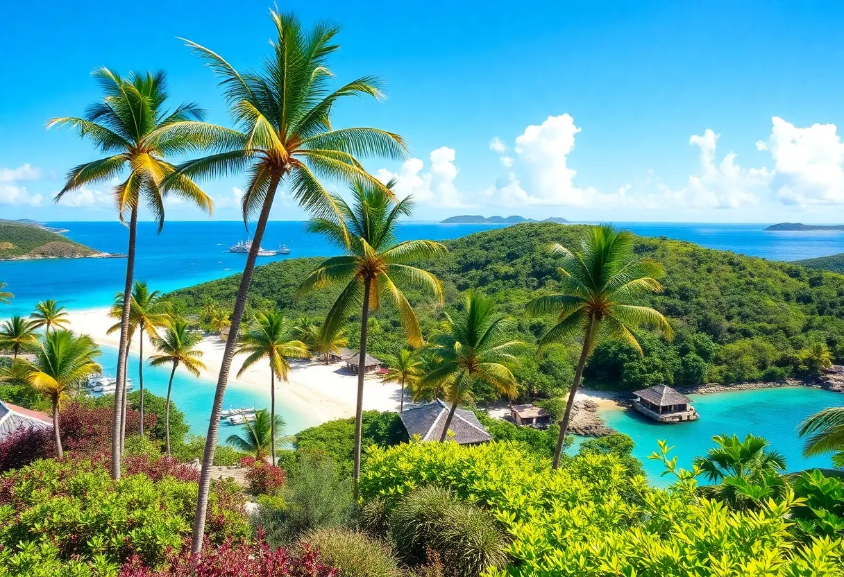 Beautiful beaches of St. Thomas in the U.S. Virgin Islands