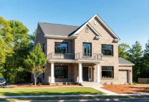 Modern home being built in Baltimore